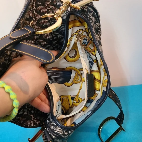 Christian Dior Trotter Saddle Hand Bag Purse - Picture 3 of 14